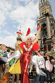 Ein High-Light 2009: Fränky als Schuh-Frau (Foto: Ingrid Grossmann)